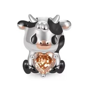 New Cow Pandora Style Charm